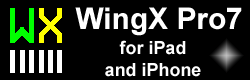 Wing X Pro7 for iPAD and iPhone